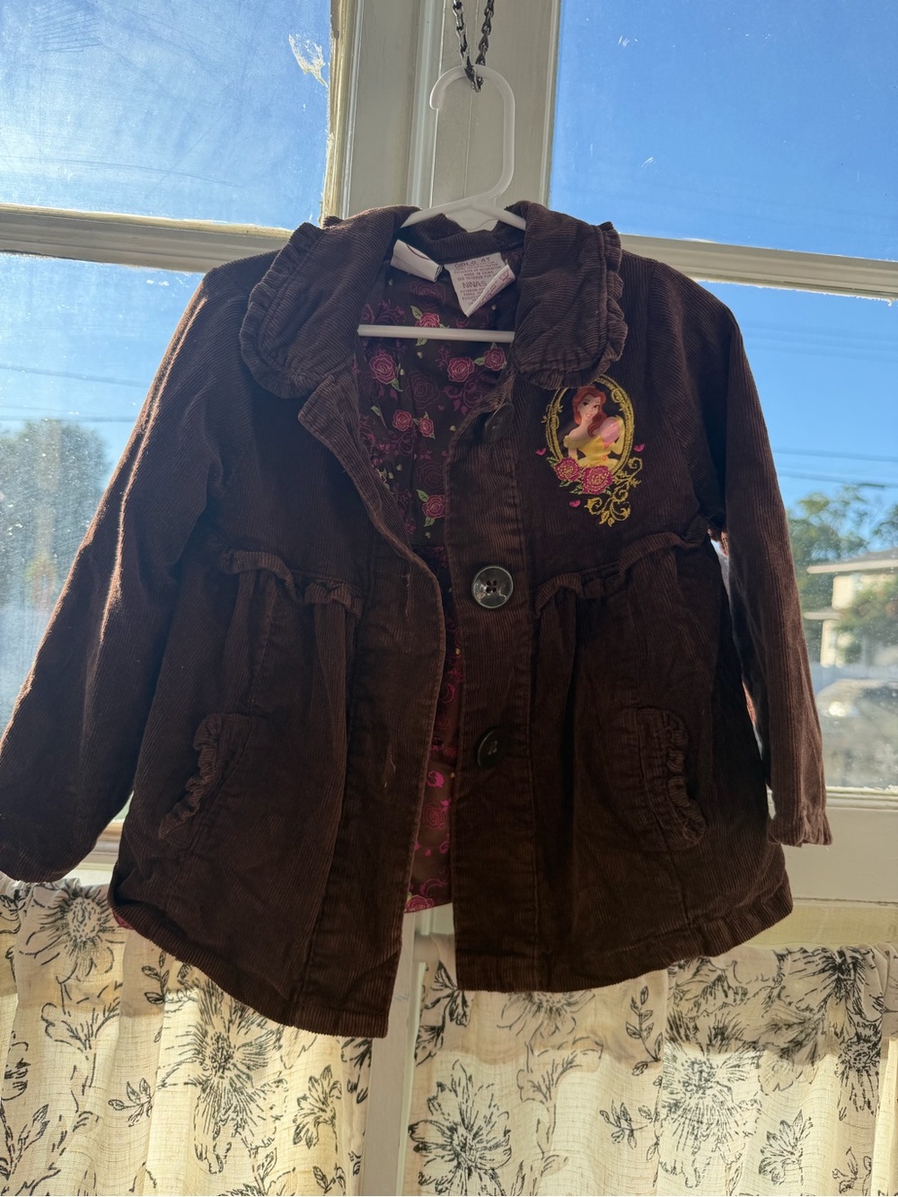 Vintage Corduroy Disney Belle Jacket